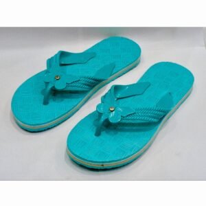 Turquoise Floral Flip-Flop Slippers ( turquoise blue I Maroon I Pink colour )