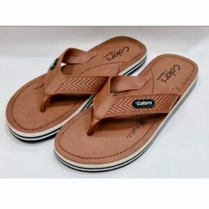 Brown Casual Flip-Flop Slippers
