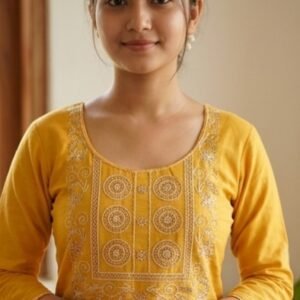 Mint Green Back Design Kurti