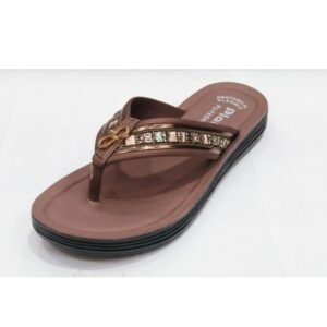 Women’s Premium Comfort Toe-Ring Slippers with Printed Strap